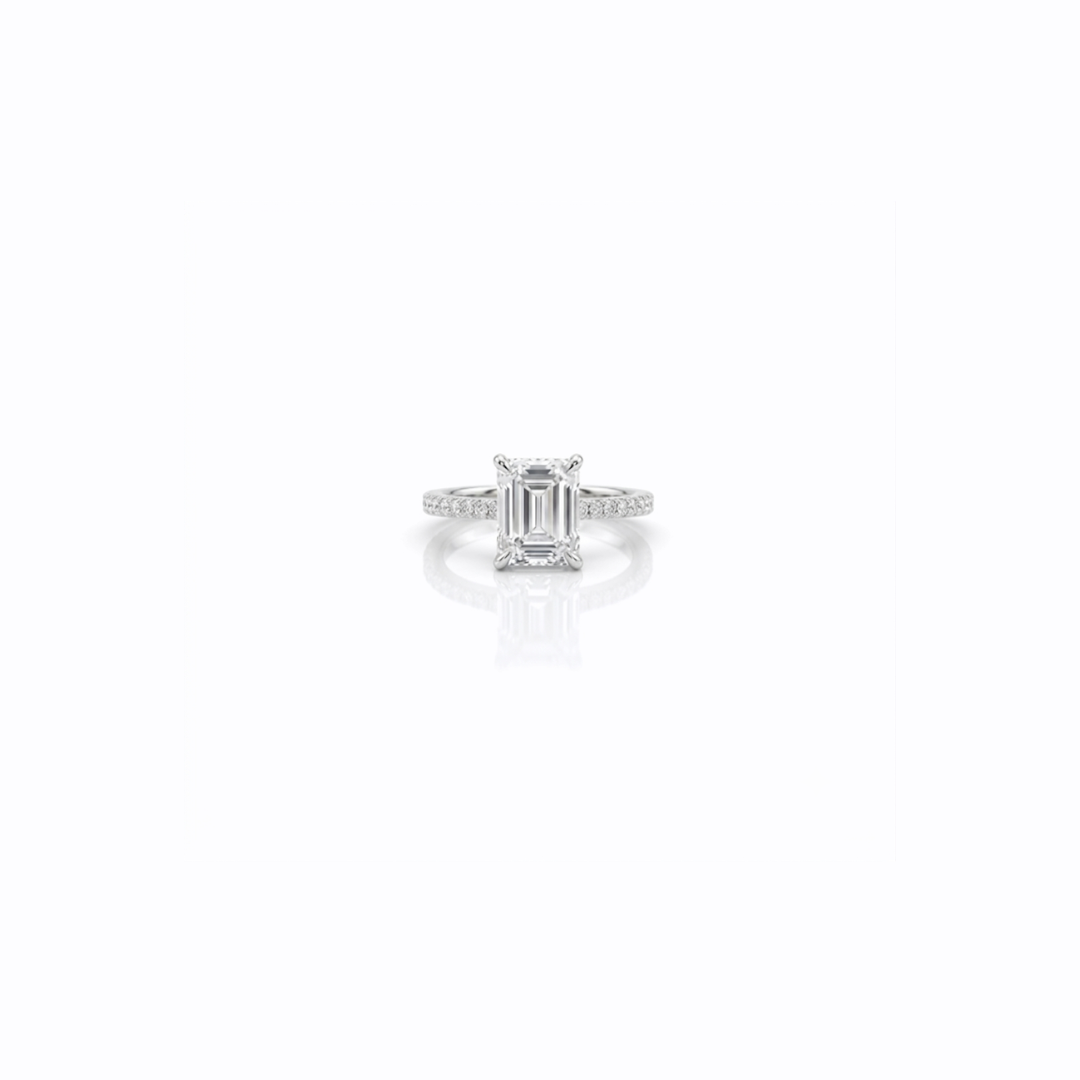 White Topaz | Halo | Ring