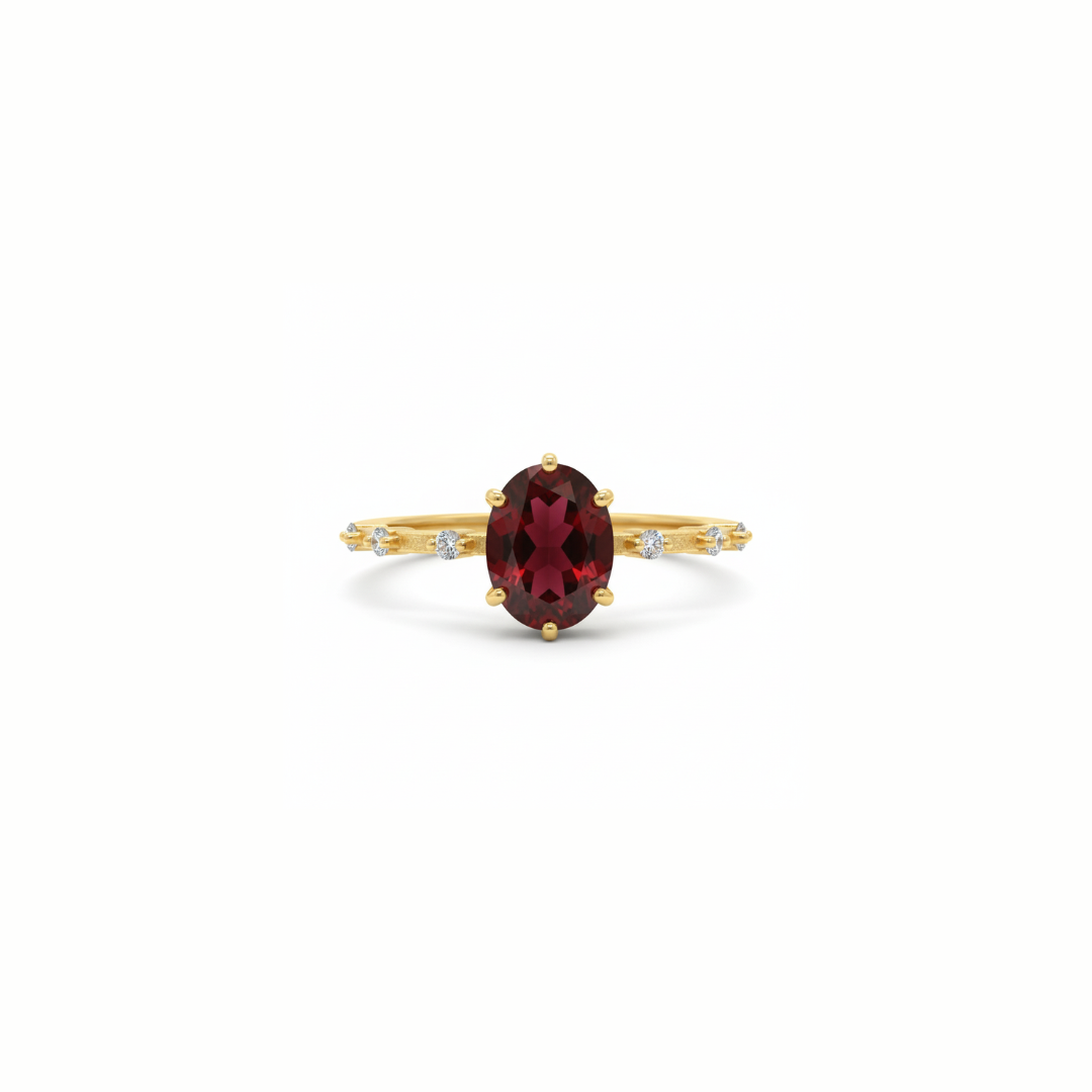 Sienna | Garnet Ring