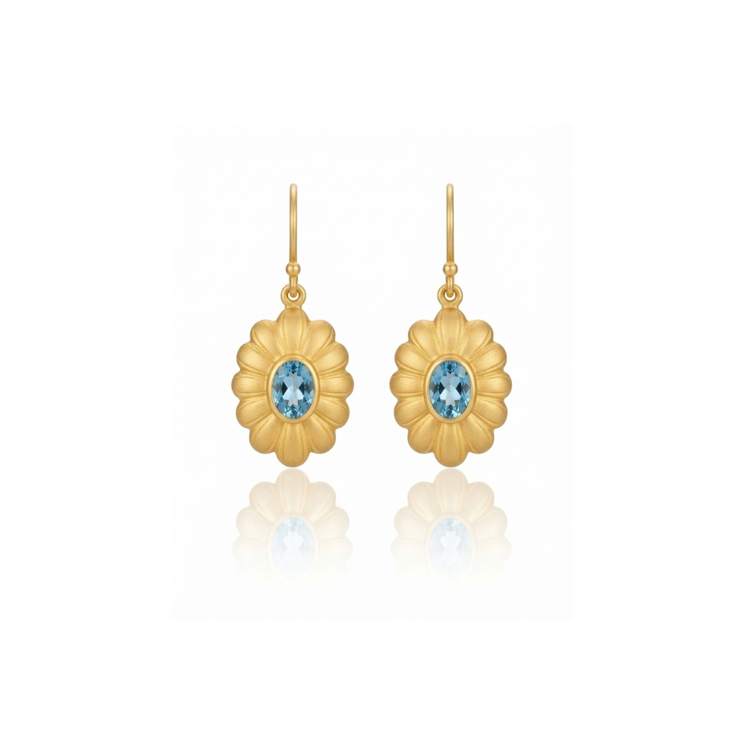 Jessie | Sky Blue Topaz | Earrings
