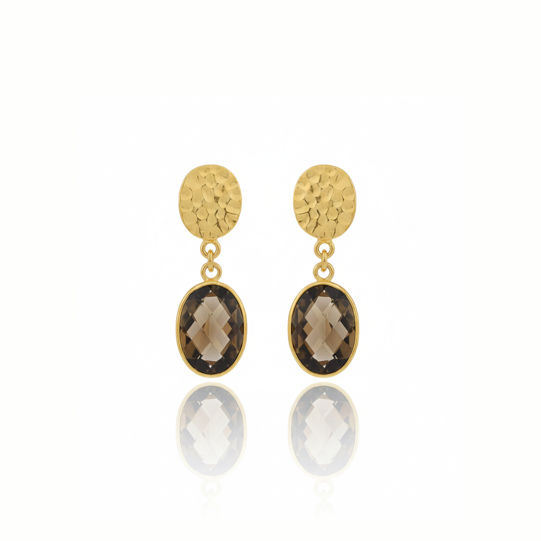 Niara | Smokey Quartz | Earrings