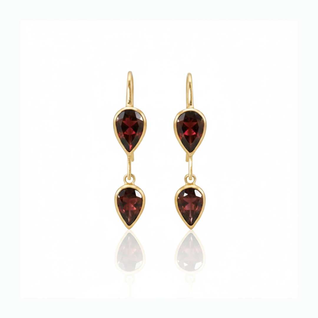 Sadie | Garnet | Earrings
