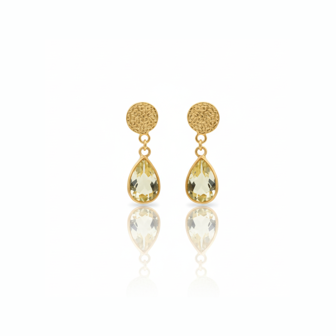 Hannah | Green Gold | Earrings