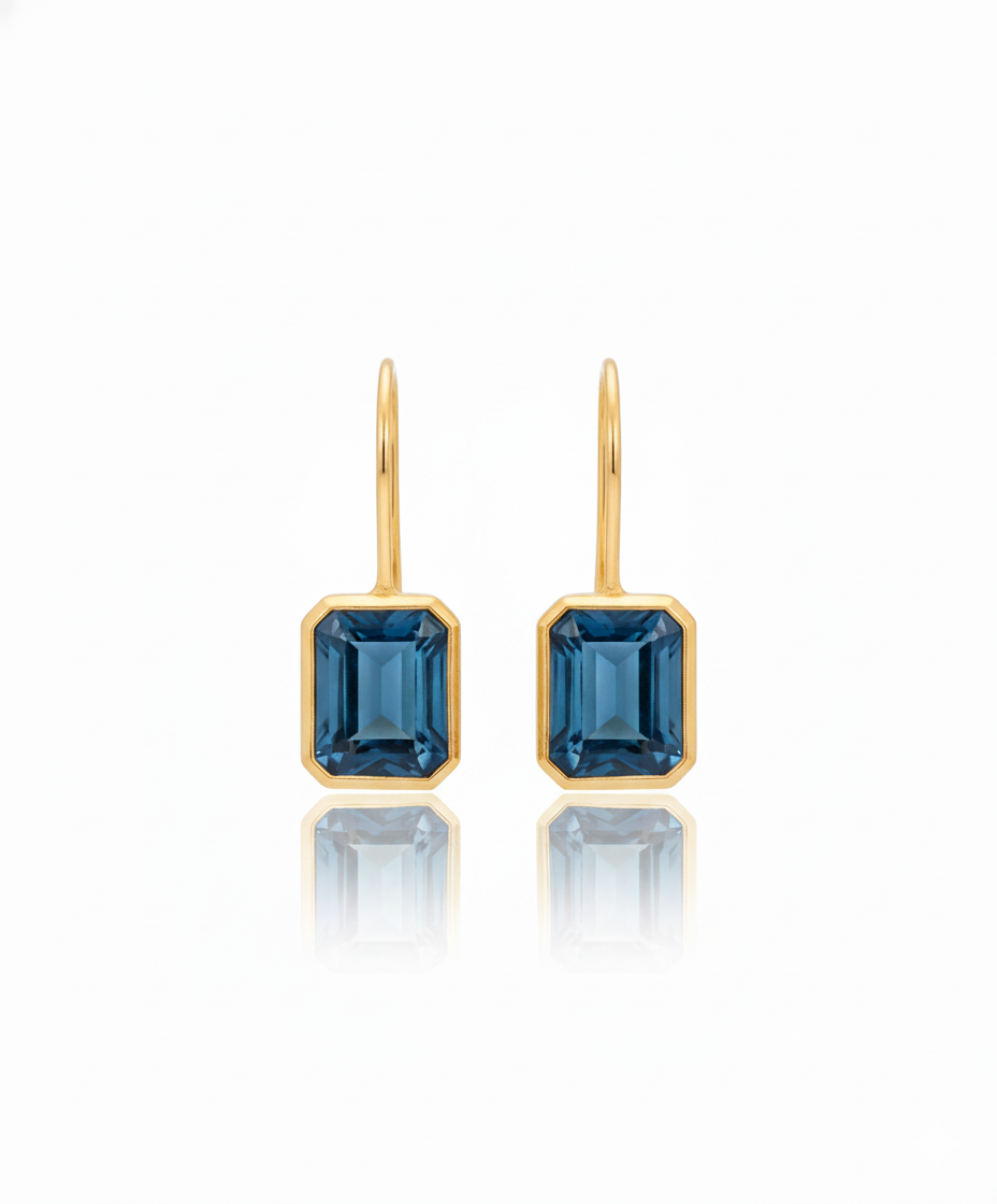 Thea | Drop | London Blue Topaz | Earring