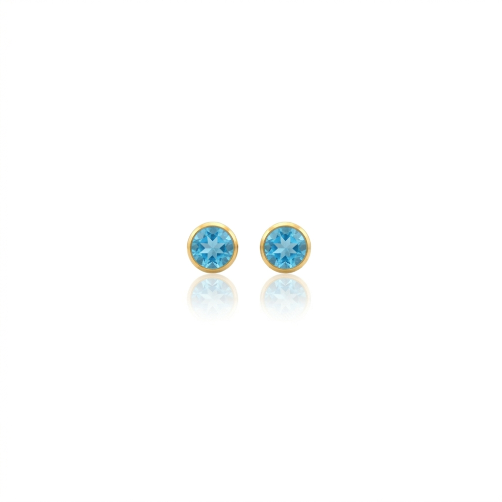 Maya | Sky Blue Topaz | Studs