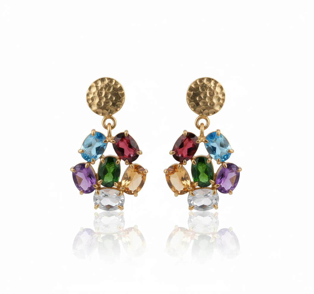 Reese | Multi Color | Earrings