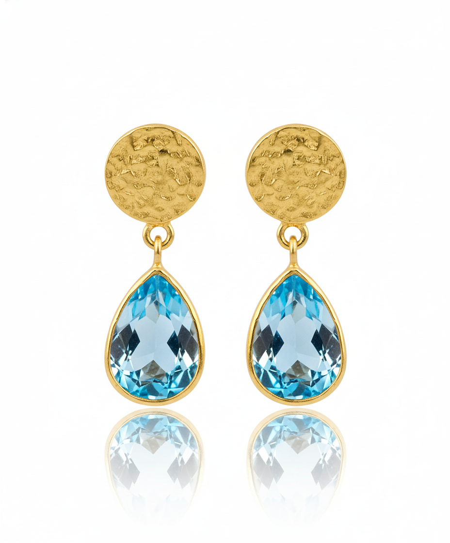 Hannah | Sky Blue Topaz | Earrings