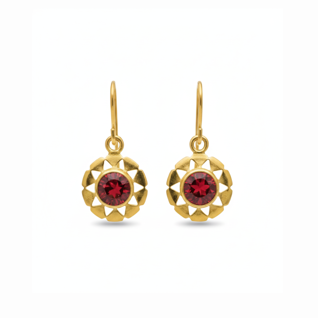 Belle | Garnet | Earring