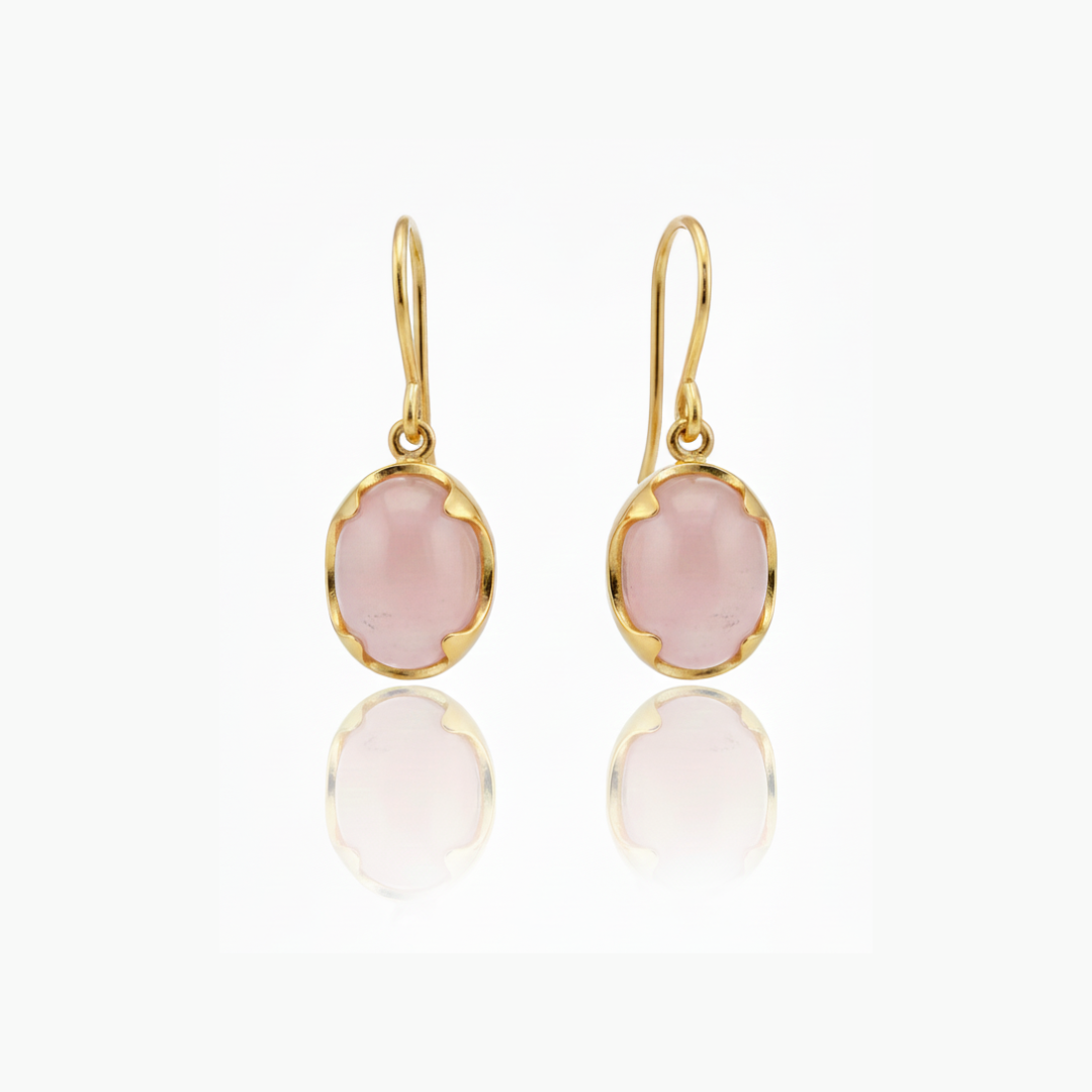 Sakura | Rose Quartz | Earrings