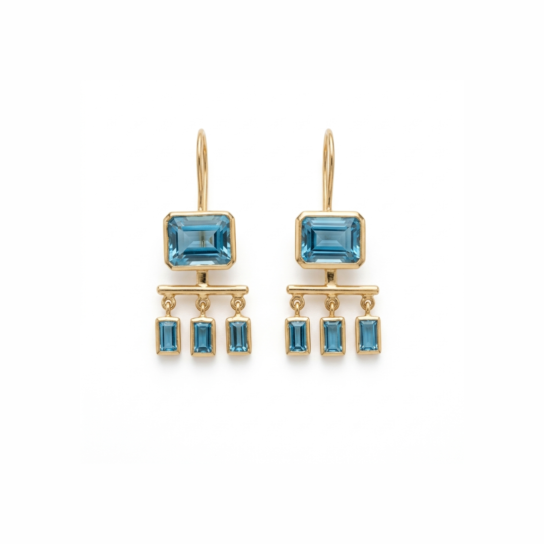Selene | Sky Blue Topaz | Earring