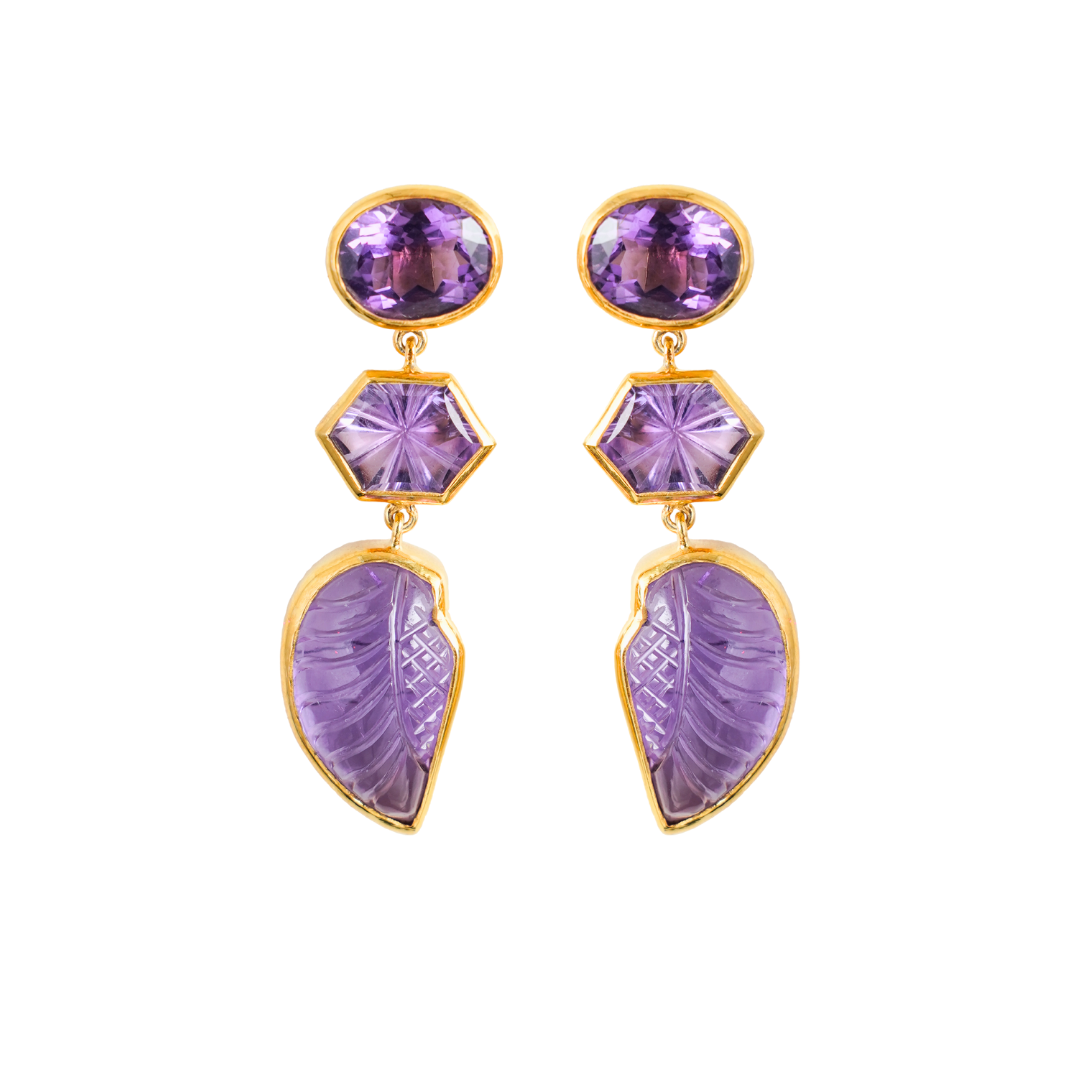 One Off | Amethyst | Earrings