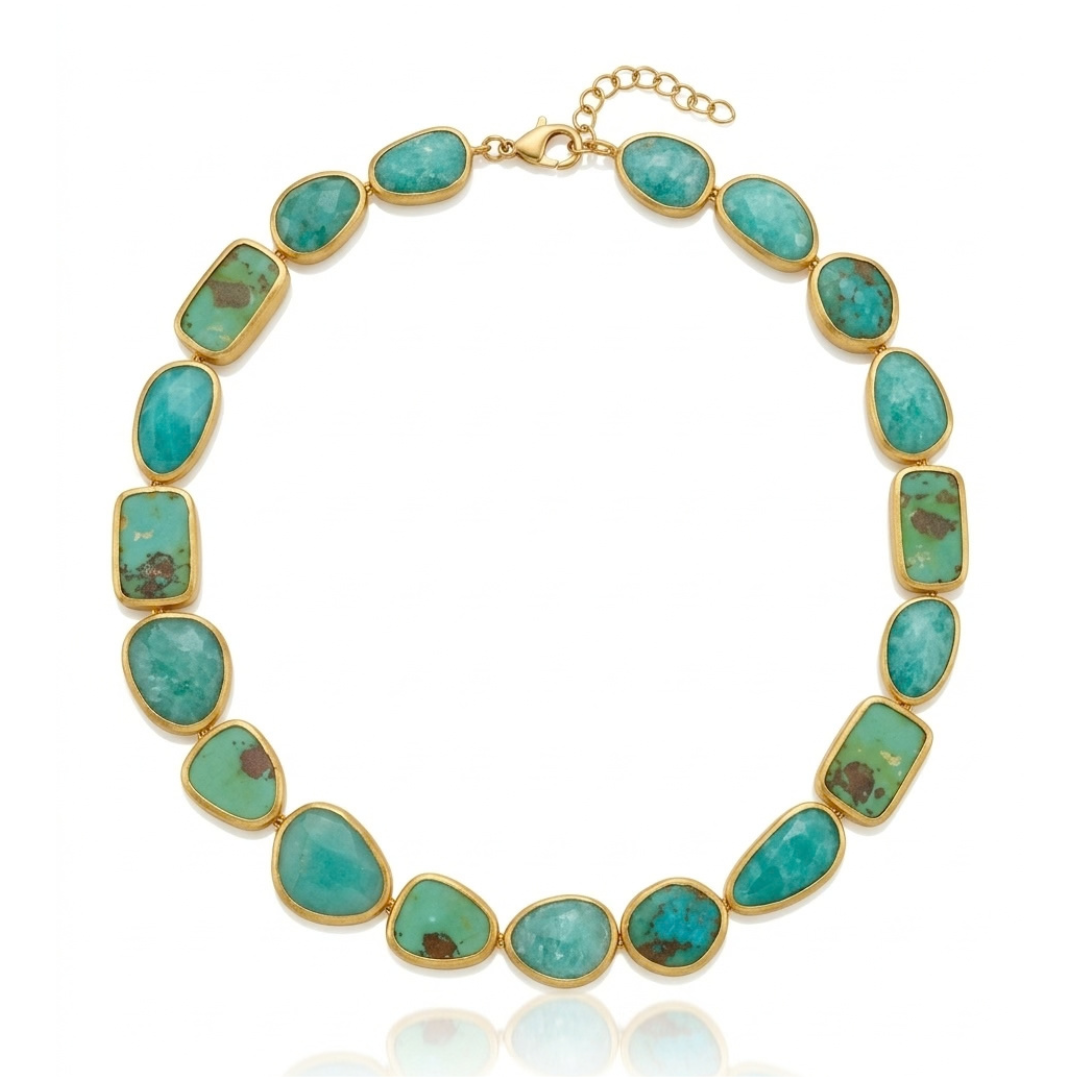 One Off | Amazonite & Tibetan Turquoise | Necklace