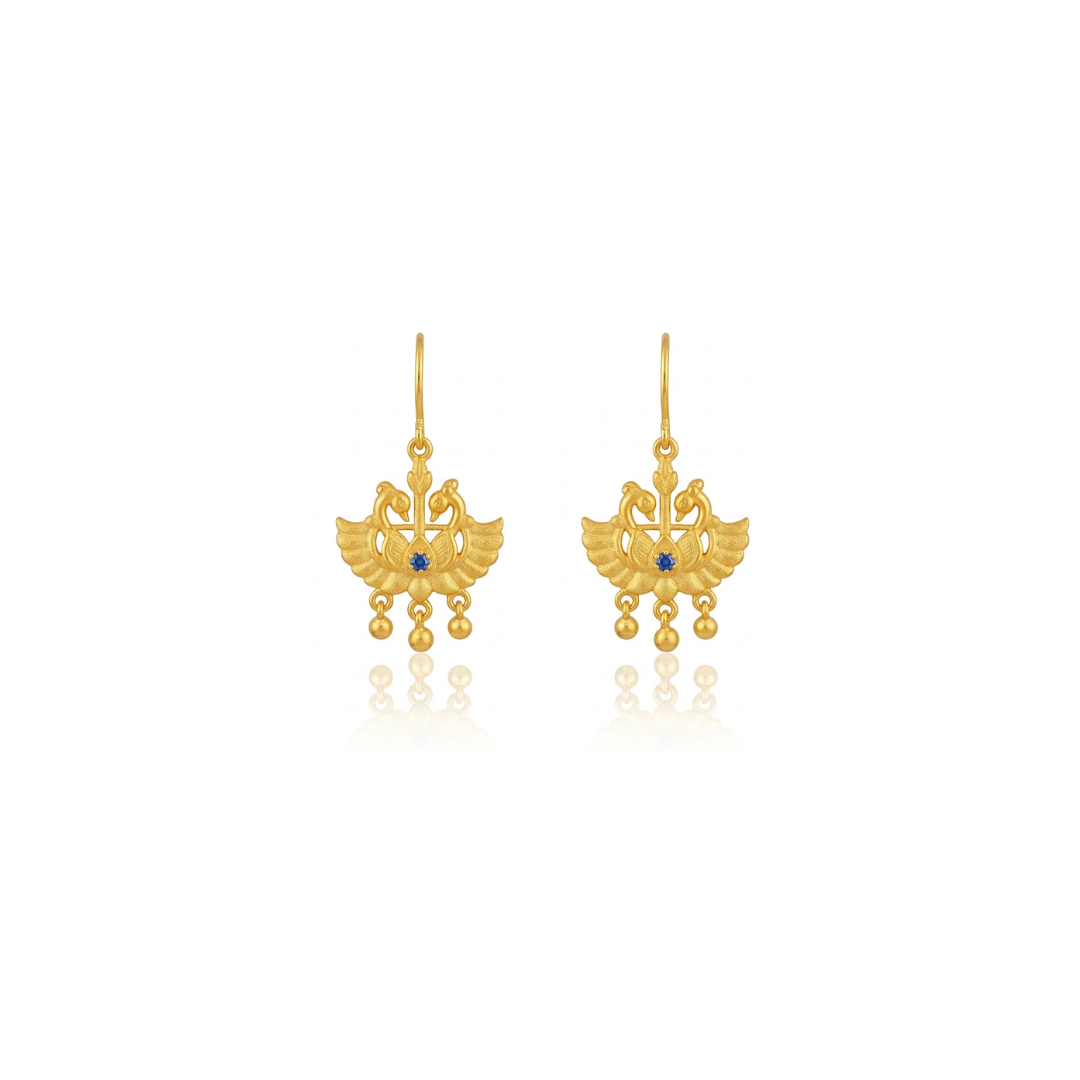 Hansa Puttuwa | Blue Sapphire | Earrings
