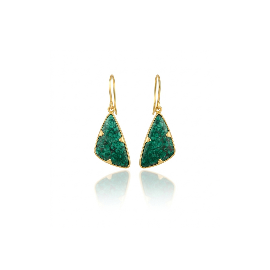 Limited | Fiber Malachite | Earrings
