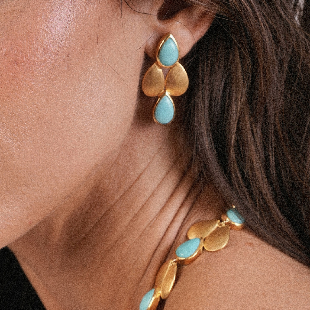 Lyra | Turquoise | Earrings