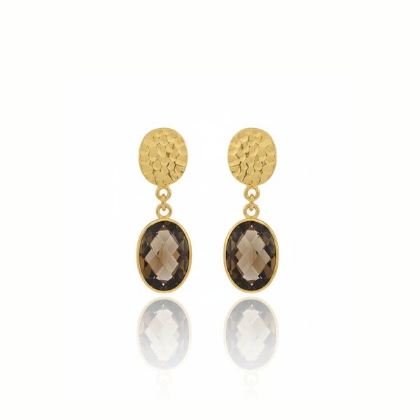Niara | Smokey Quartz | Earrings