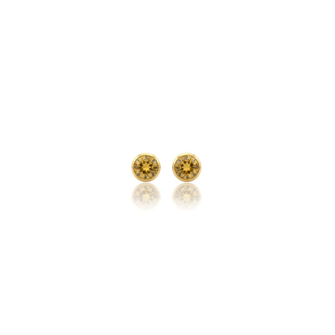 Maya | Citrine Studs