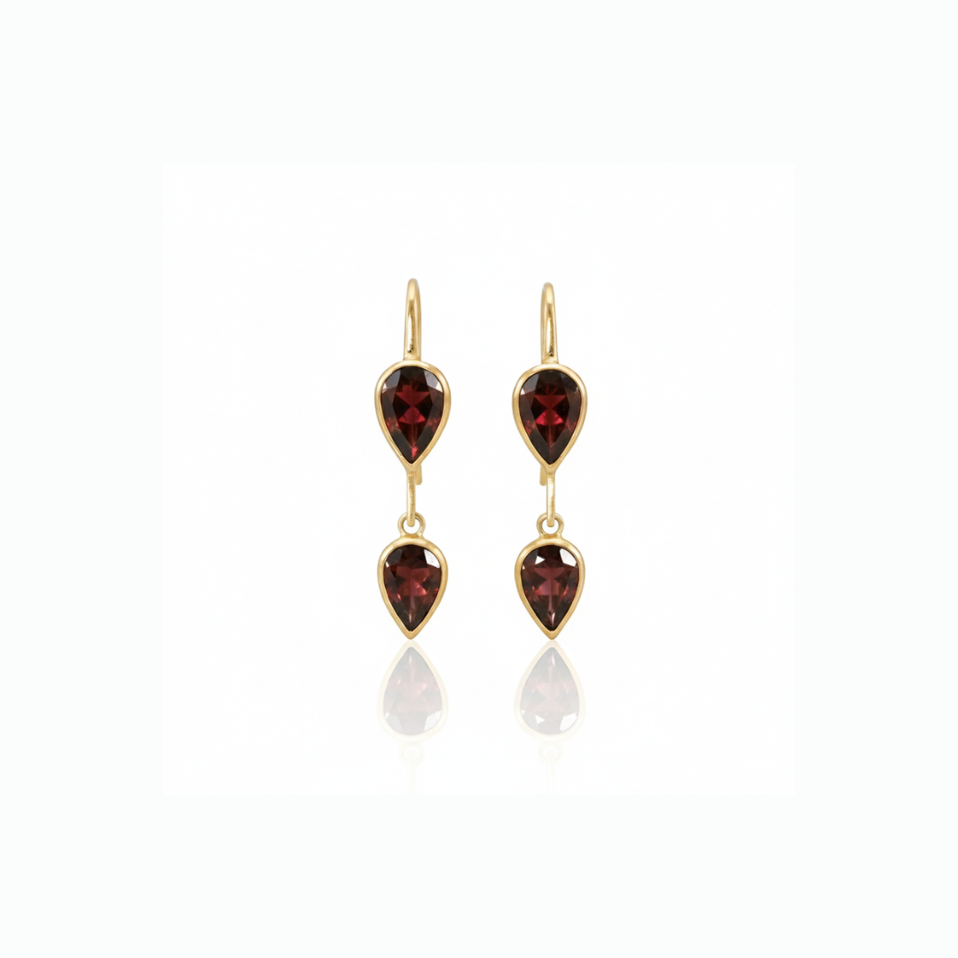 Sadie | Garnet | Earrings