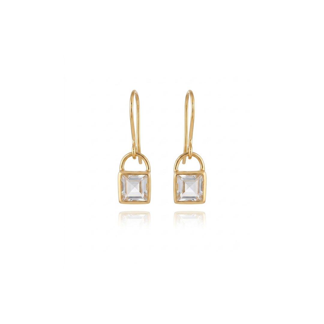 Dina | White Topaz | Earrings