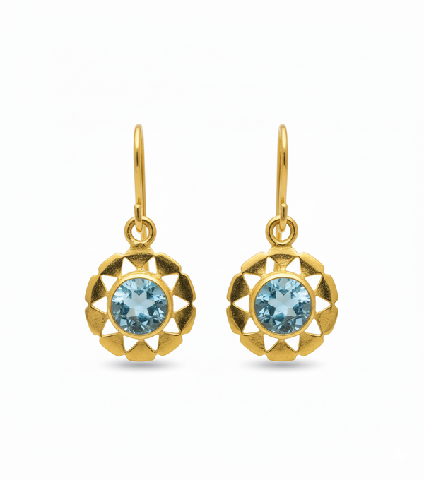 Belle | Sky Blue Topaz | Earrings
