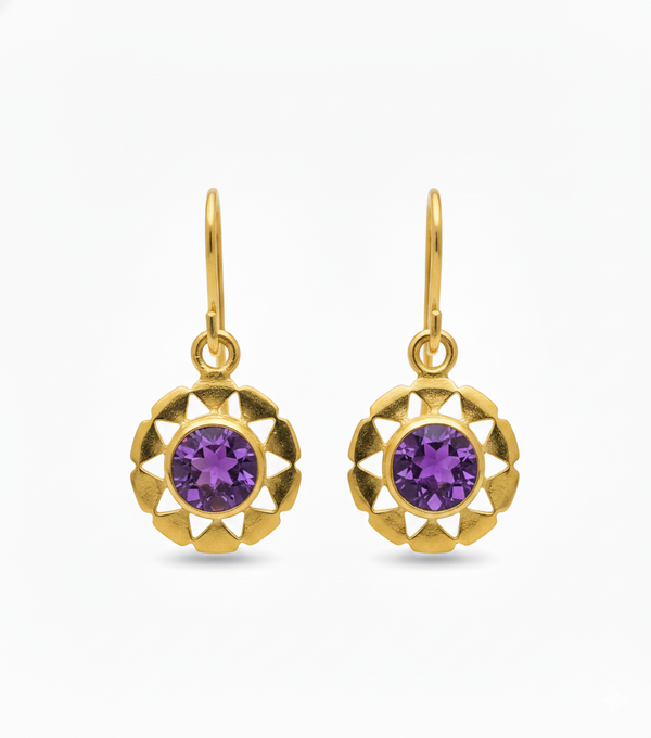 Belle | Amethyst | Earrings