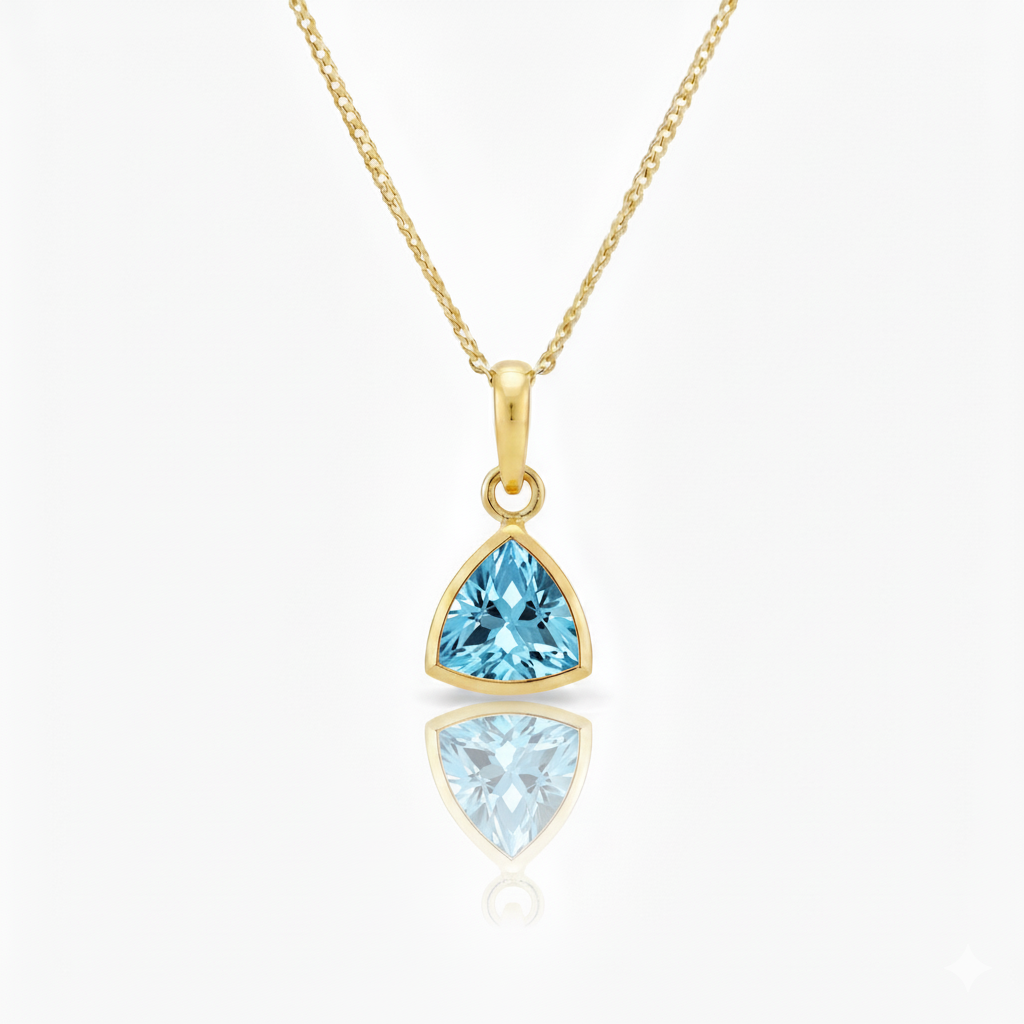 Tia | Sky Blue Topaz | Necklace