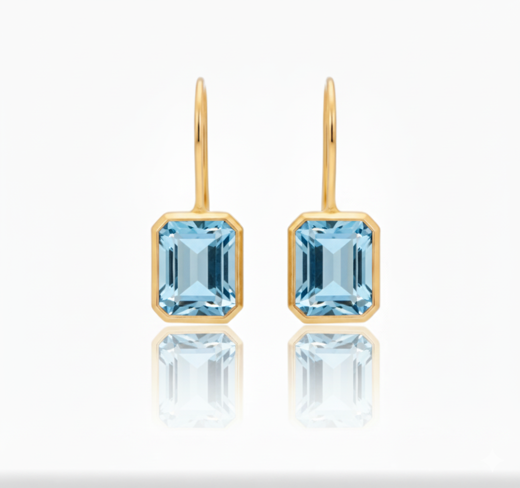 Thea | Drop | Sky Blue Topaz | Earring