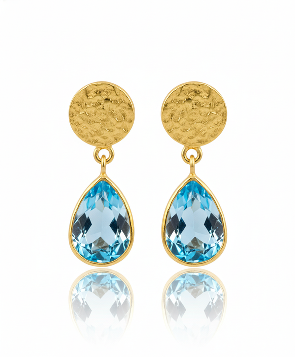 Hannah | Sky Blue Topaz | Earrings