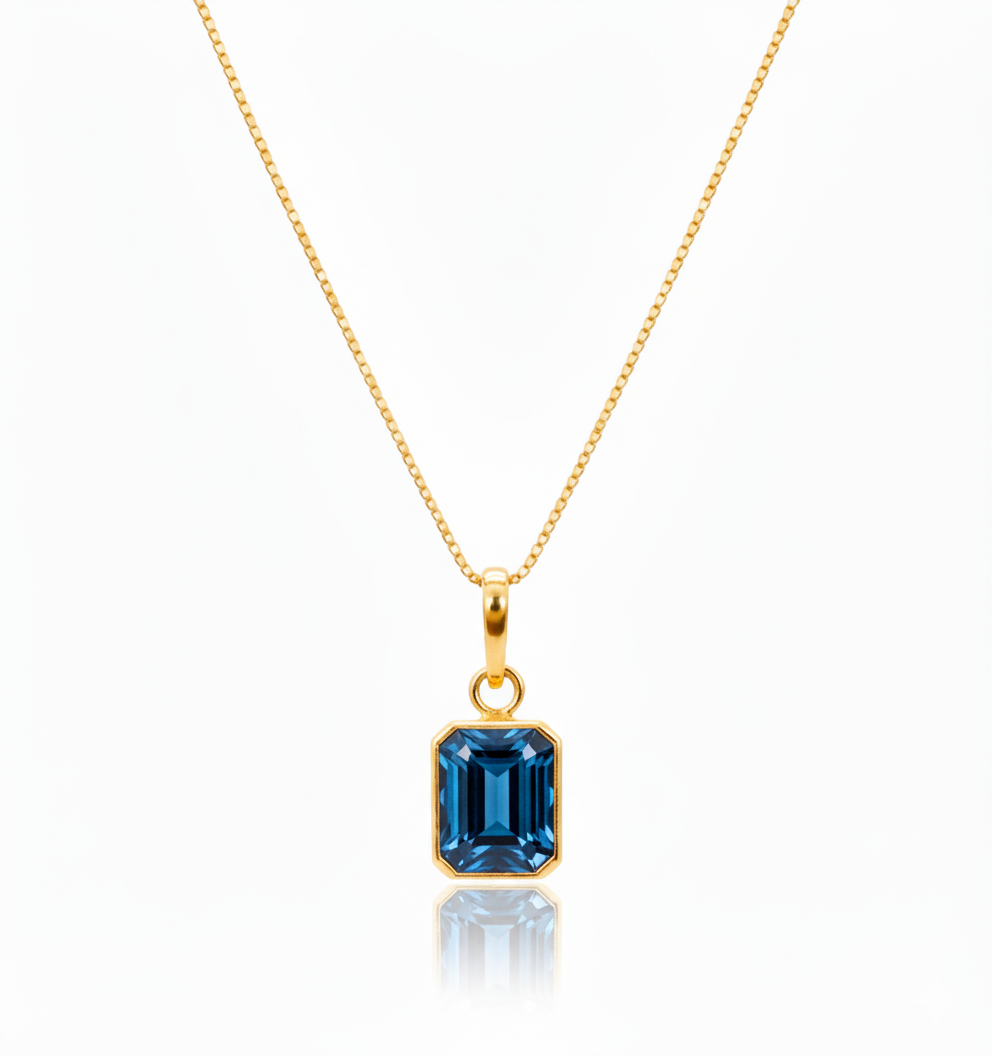 Thea | London Blue | Necklace