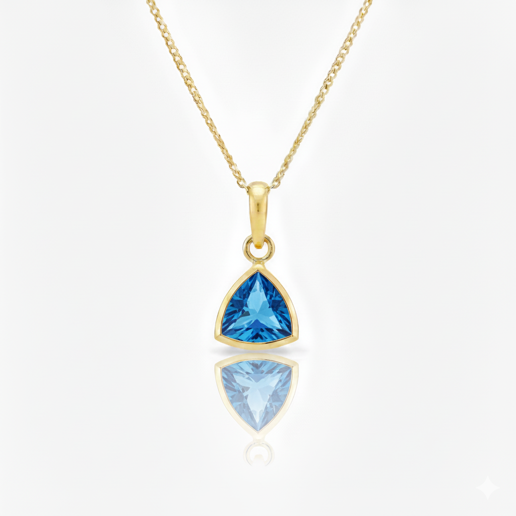 Tia | Swiss Blue Topaz | Necklace