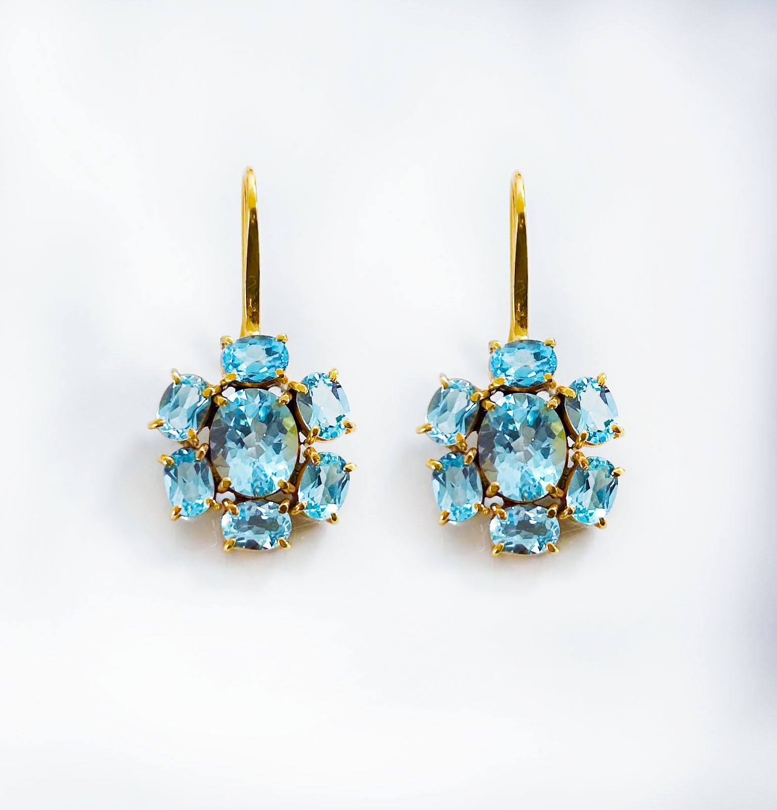 Demi | Sky Blue Topaz | Earrings