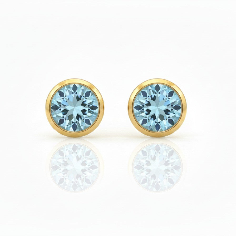 Maya | Sky Blue Topaz | Studs