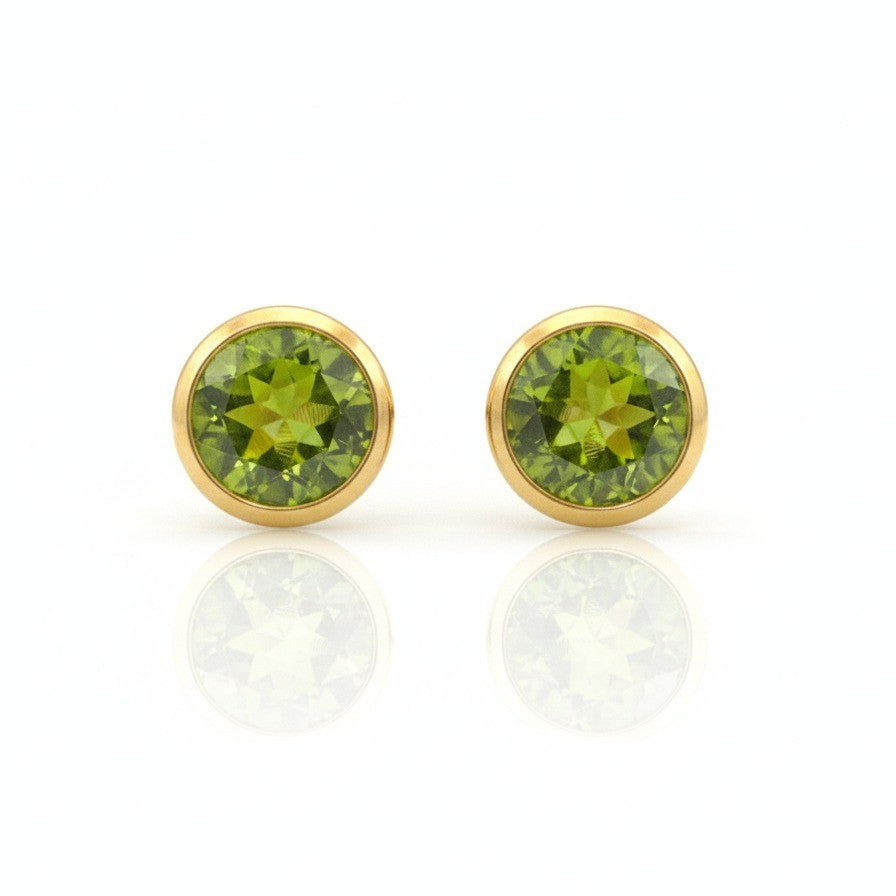 Maya | Peridot Studs