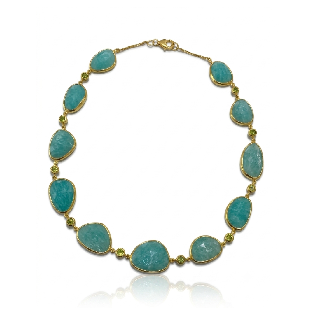 Amazonite & Peridot | Necklace