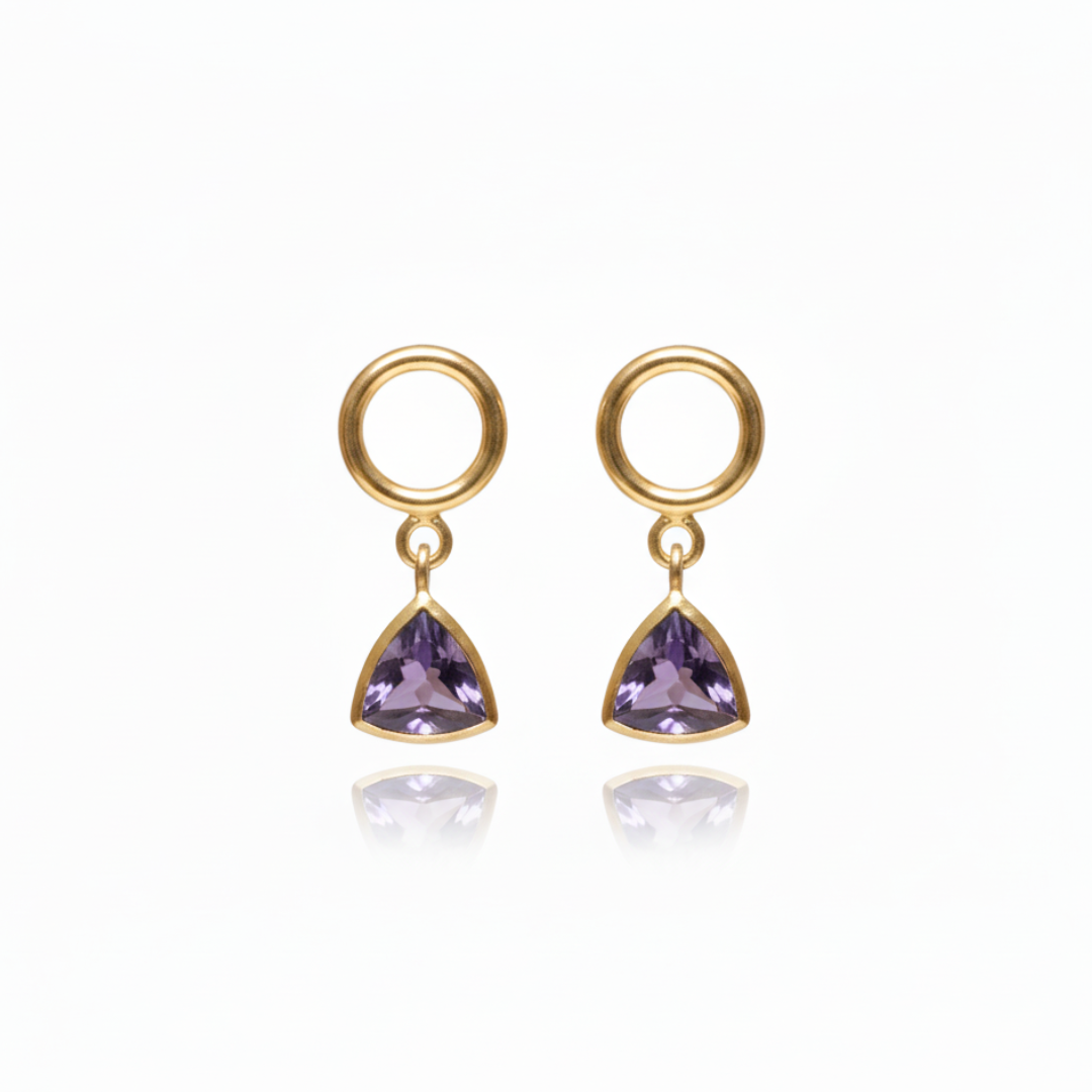 Tia | Amethyst | Earrings