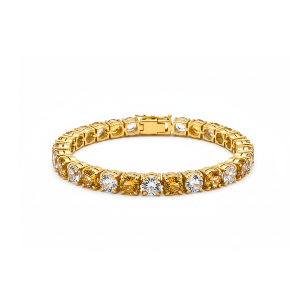 Liara | White Topaz And Citrine | Bracelet