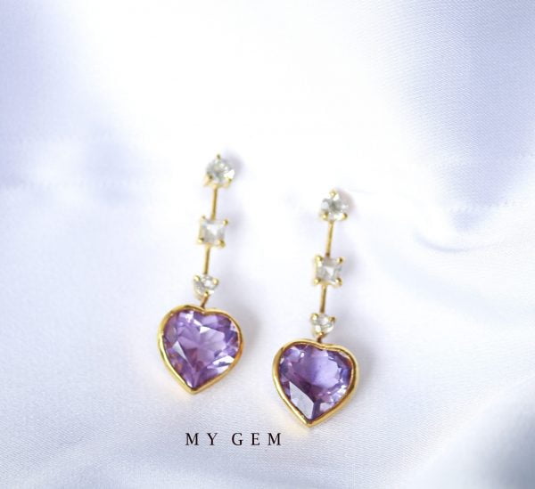 My Gem | Amethyst | Earrings