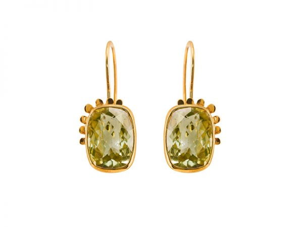 Nia | Green Gold | Earrings