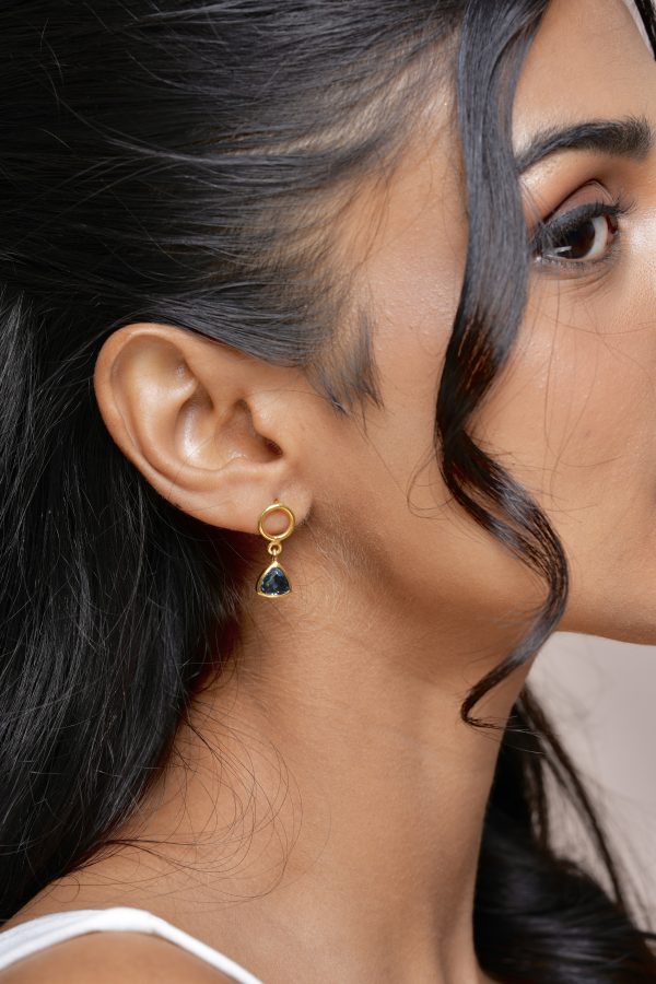 Tia | London  Blue Topaz | Earrings - Image 2