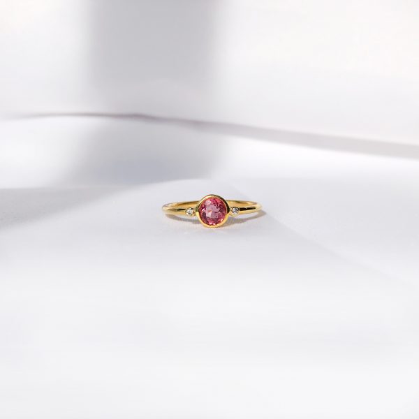 Pink Tourmaline Ring