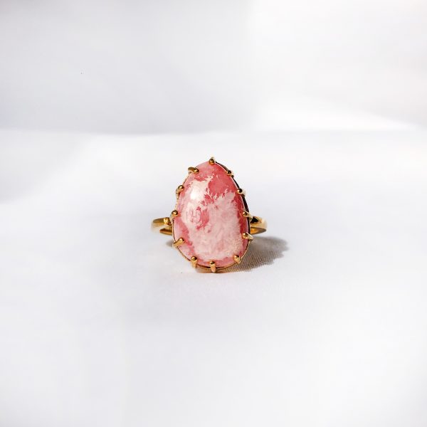 Rhodochrosite Ring