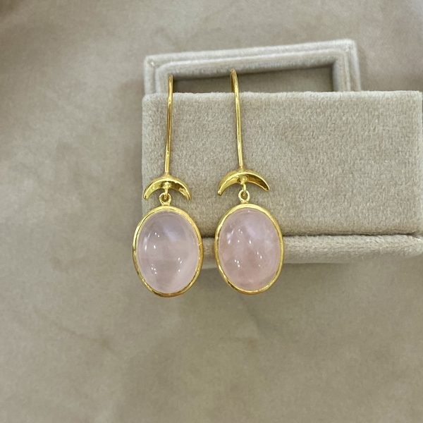 Rose Quartz | Earrings