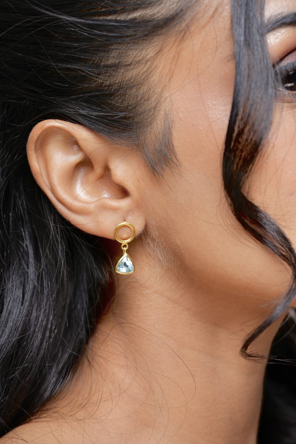 Tia | Sky Blue Topaz | Earrings - Image 2