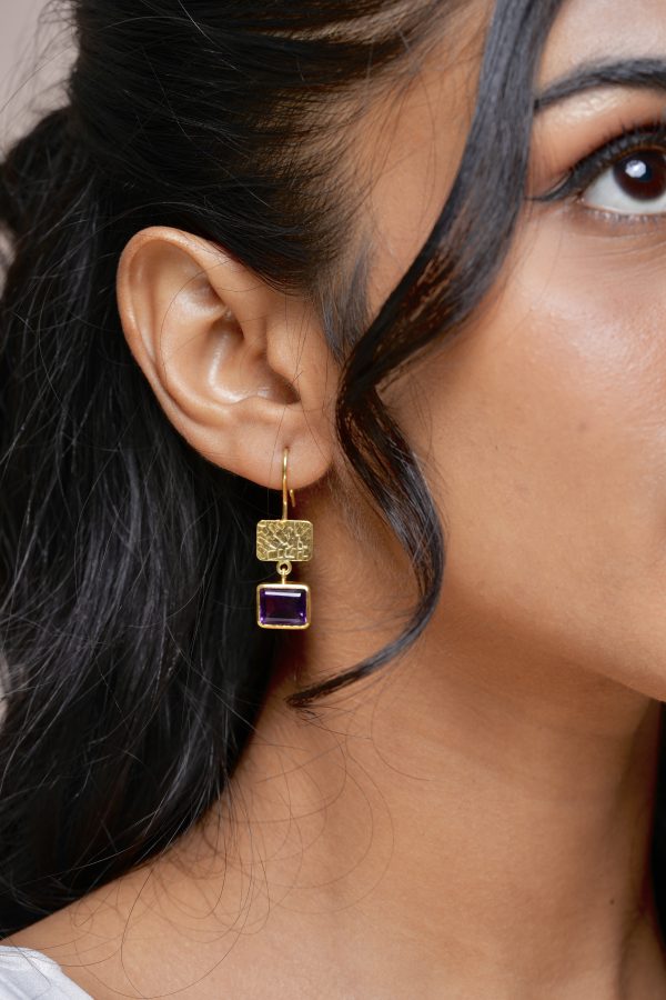 Ira | Amethyst | Earring