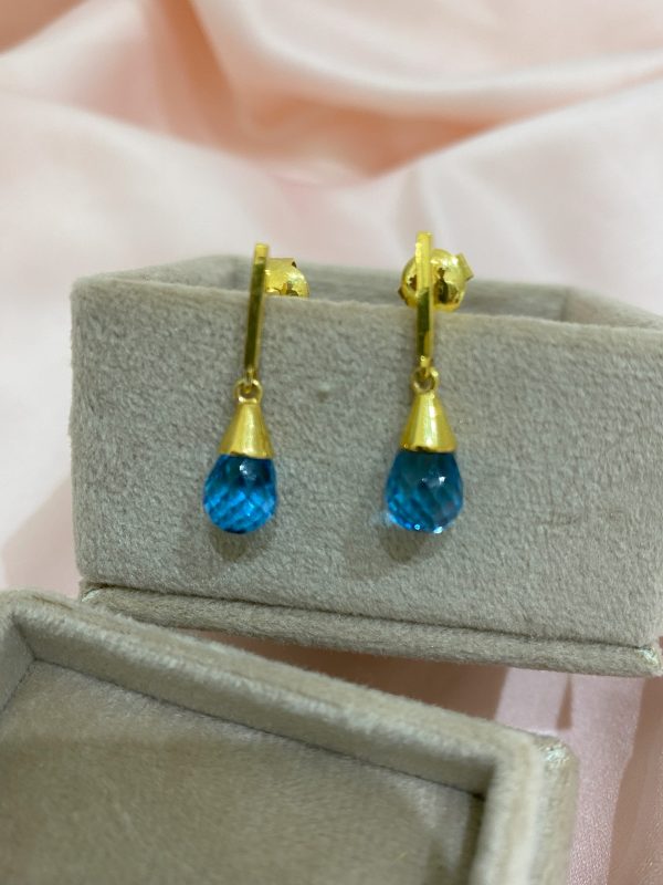 Rylee | Blue Topaz Earrings