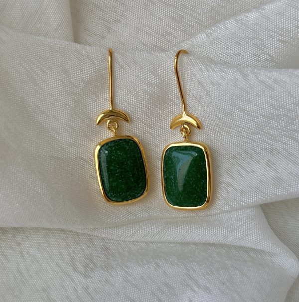 Livie Green Quartz | Earring