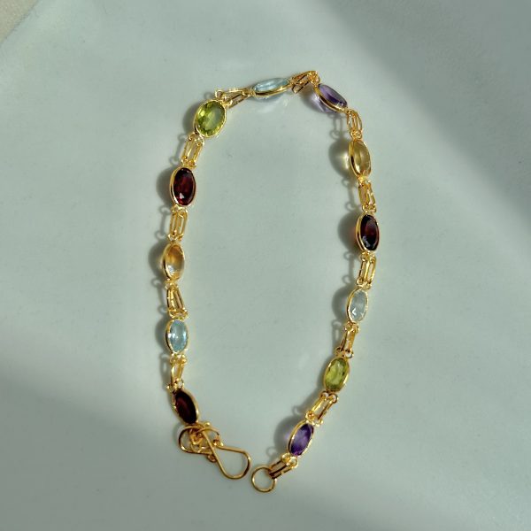 Multi Color Stone Bracelet