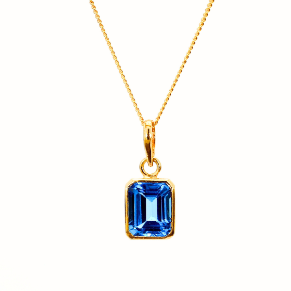 Thea | Swiss Blue Topaz | Necklace