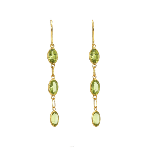 Rue | Peridot | Earrings