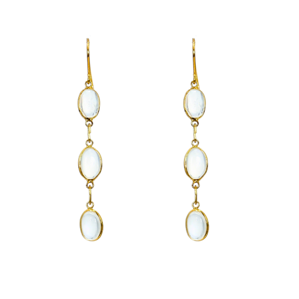 Rue | Rainbow Moonstone Earrings