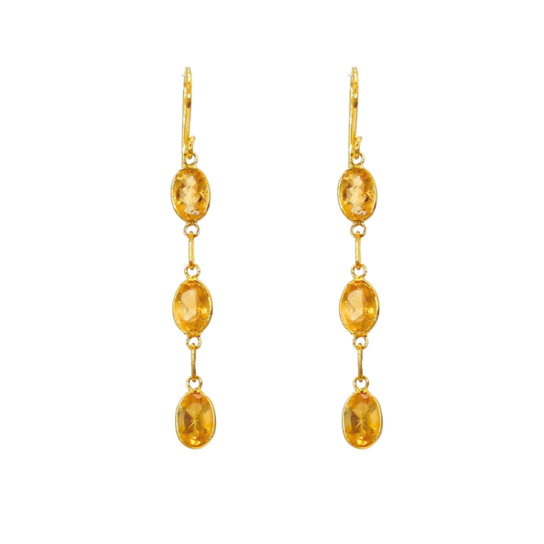 Rue | Citrine | Earrings